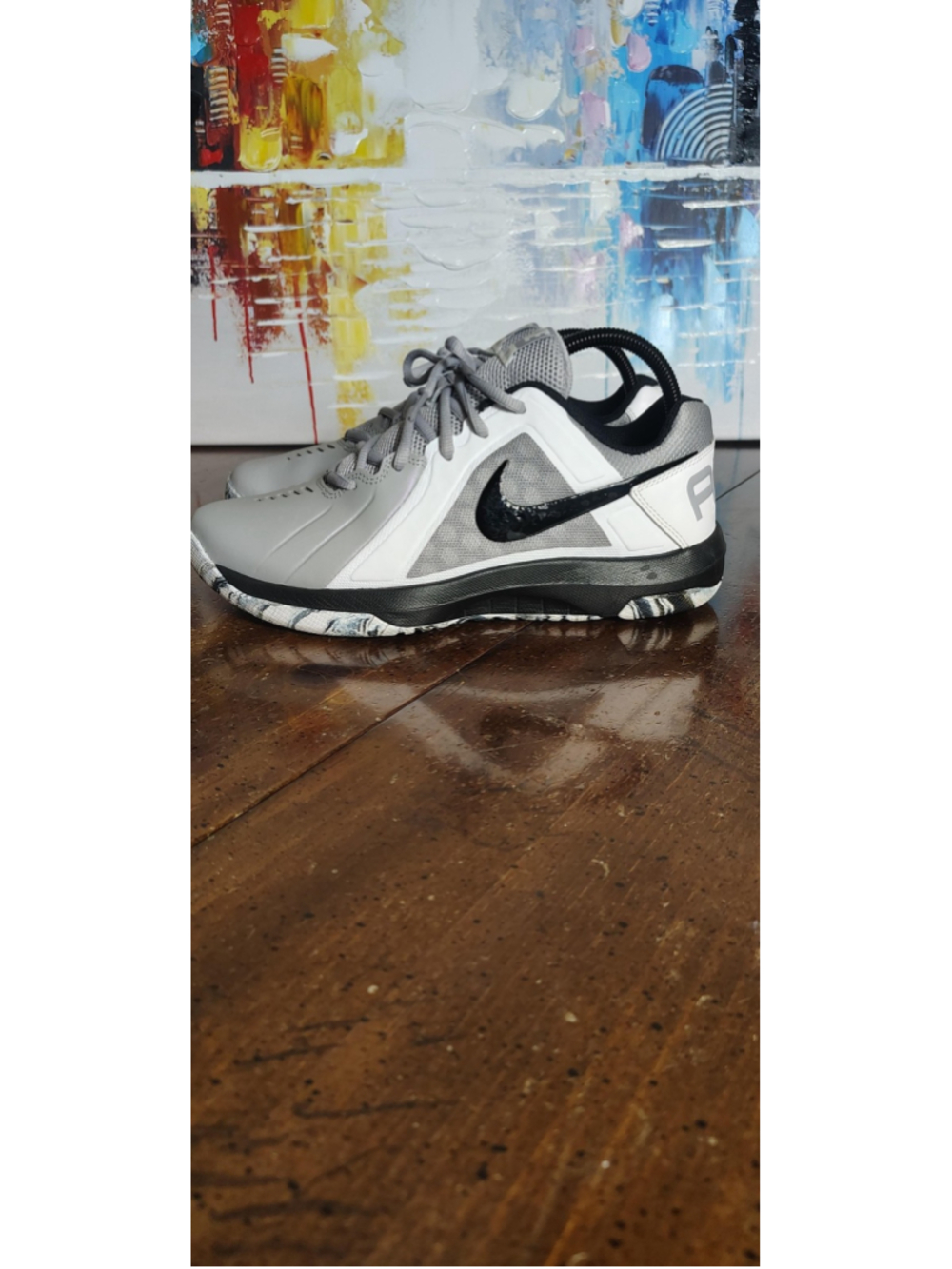 Nike Air Mavin Shoes Mens Size 8 Gray White Tennis Sneakers 719924-005
